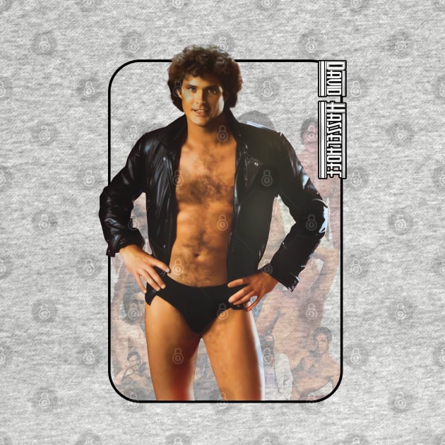 HASSELHOFF ILLUSTRATIONS CARD by miocbjr